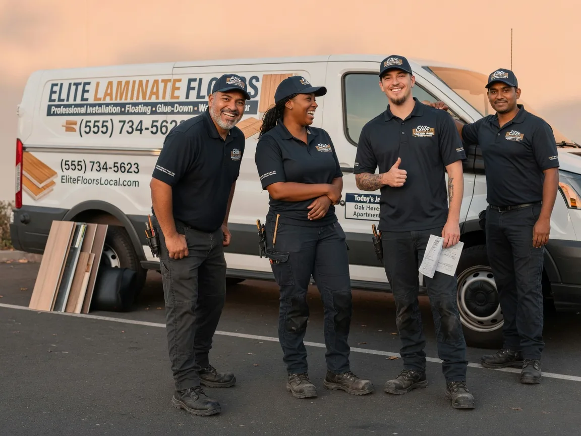 Laminate flooring installation company in Marty, SD
